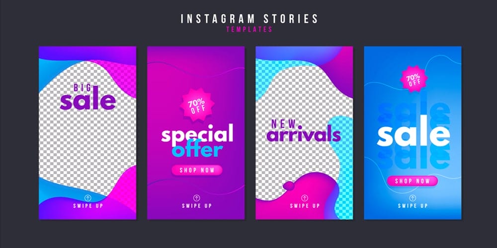 Sale Instagram Stories Templates Vector