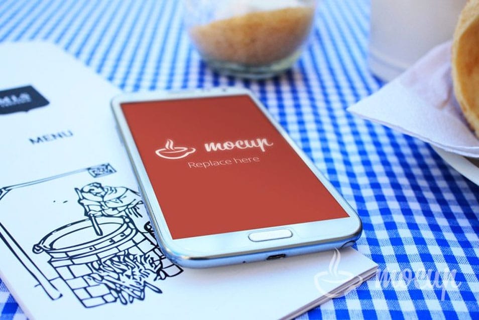 Samsung Galaxy Note 2 Mockup