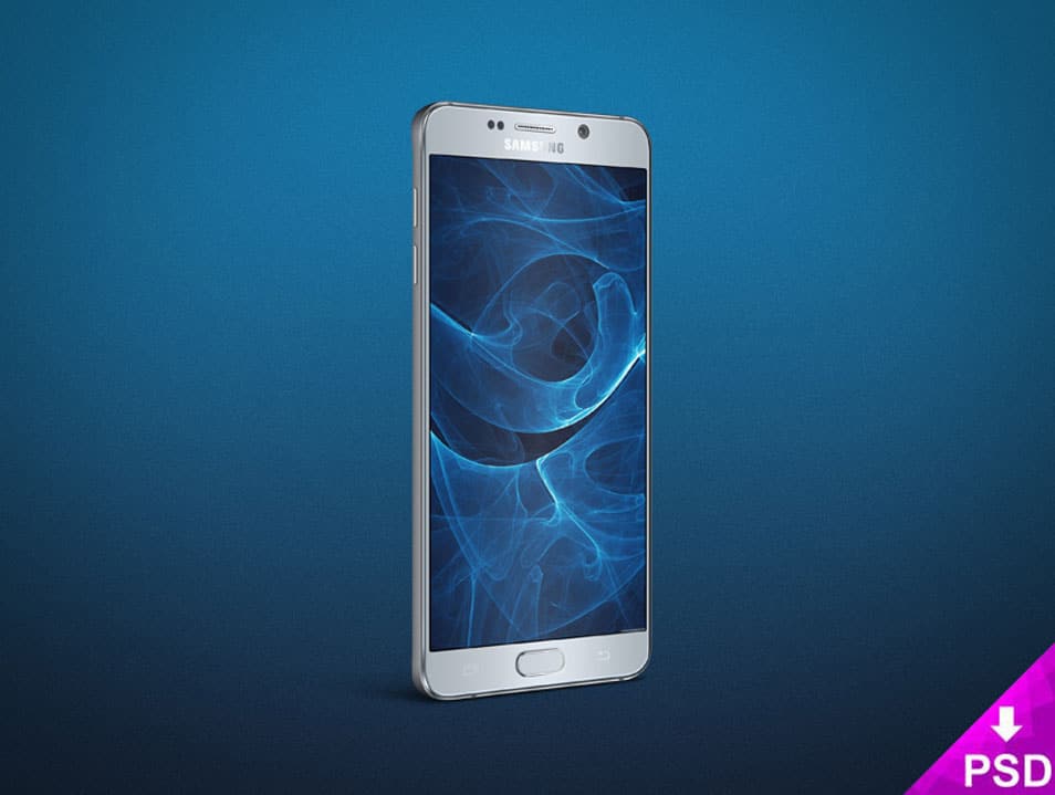 Samsung Galaxy Note 5 Angle Mockup