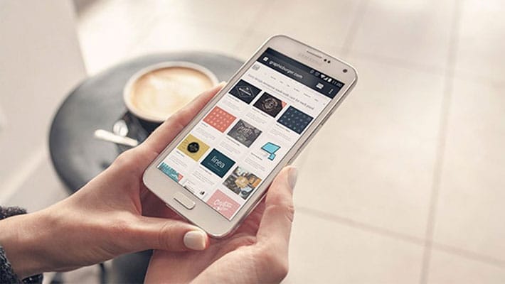 Samsung Galaxy S5 Mockup Template