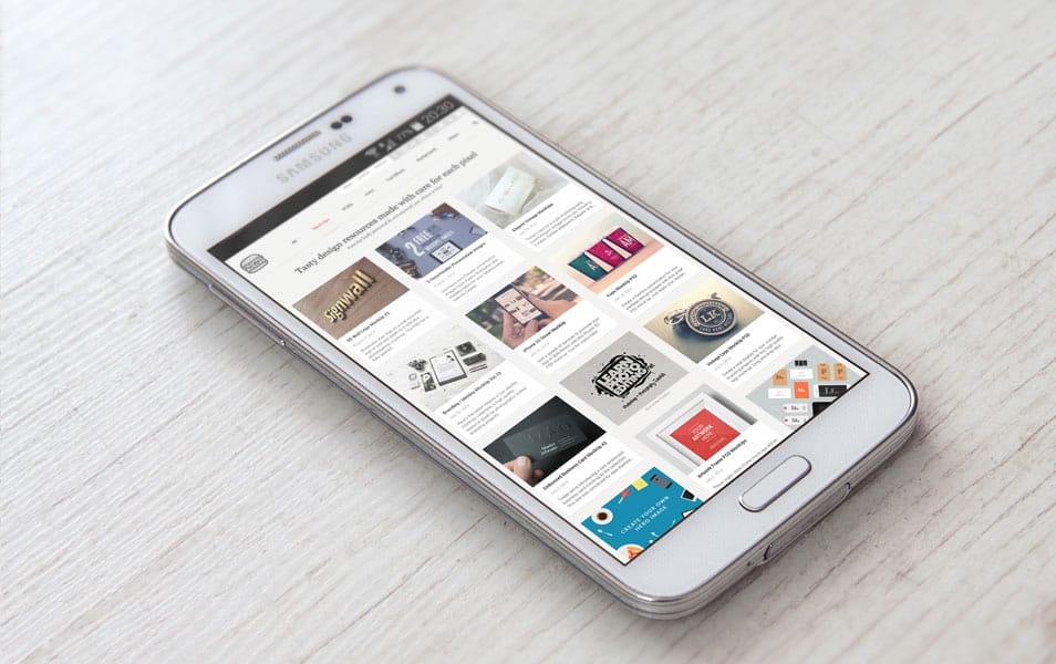 Samsung Galaxy S5 PSD MockUp