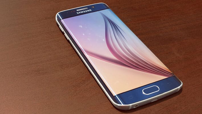 Samsung Galaxy S6 Edge Mockup