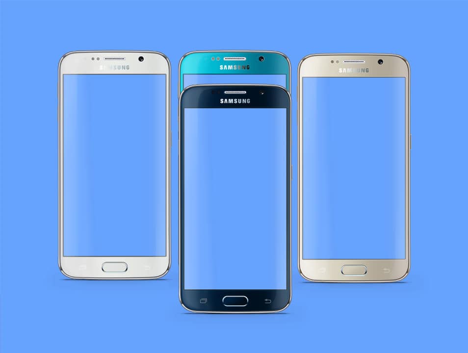 Samsung Galaxy S6 PSD Mockup