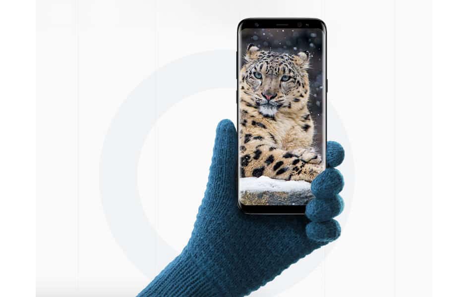 Samsung Galaxy S8 In Hand Mockup