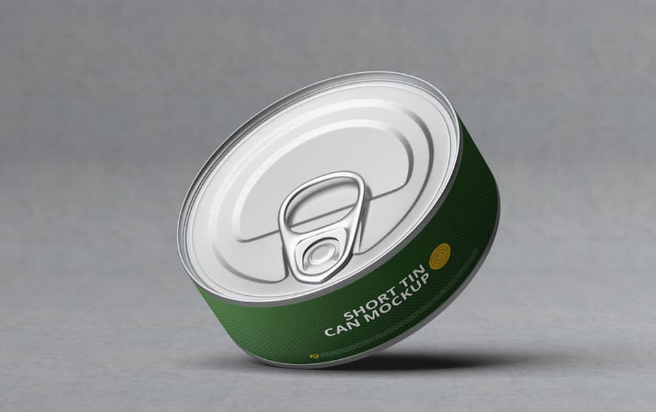 Short Tin Can Mock-Up