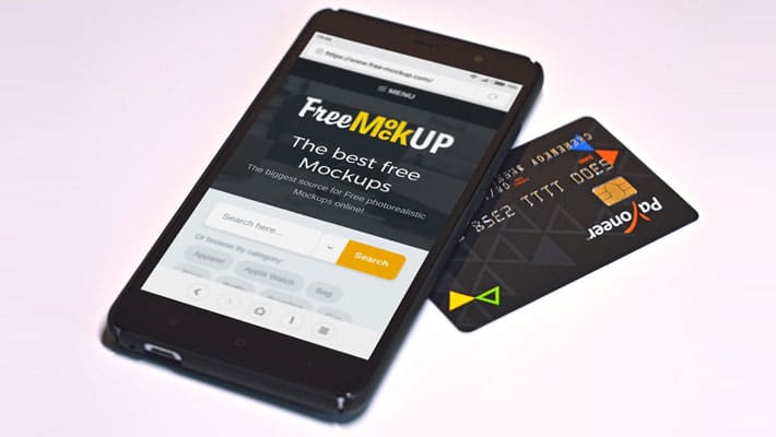 Smartphone PSD Mockup