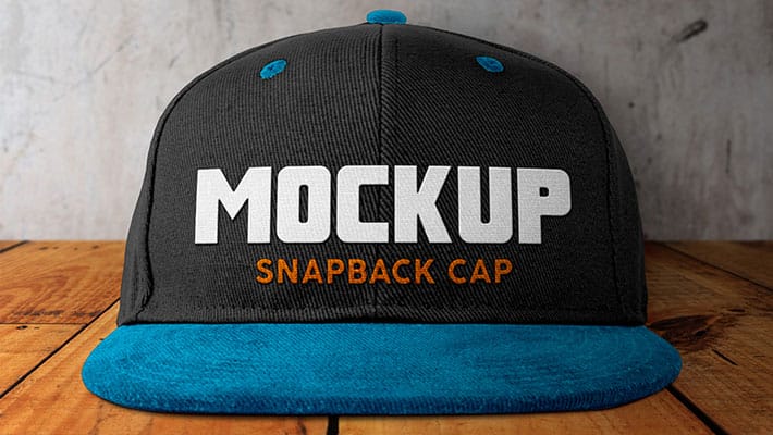 Snapback Cap PSD Mockups