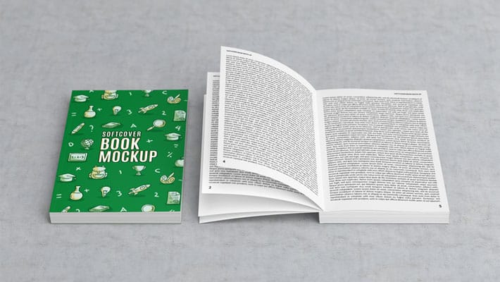 Softcover Book Mock-Up