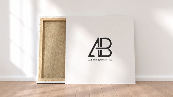 Square Canvas Mockup