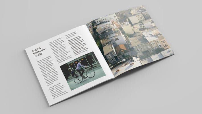 Square Magazine Mockup