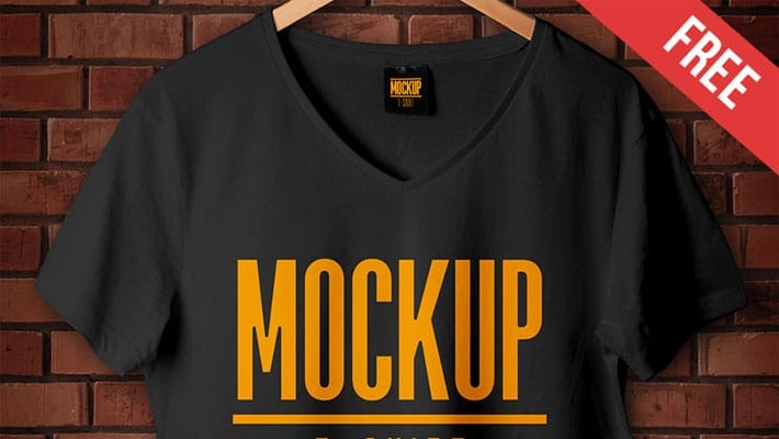 Studio T-shirt PSD Mockup
