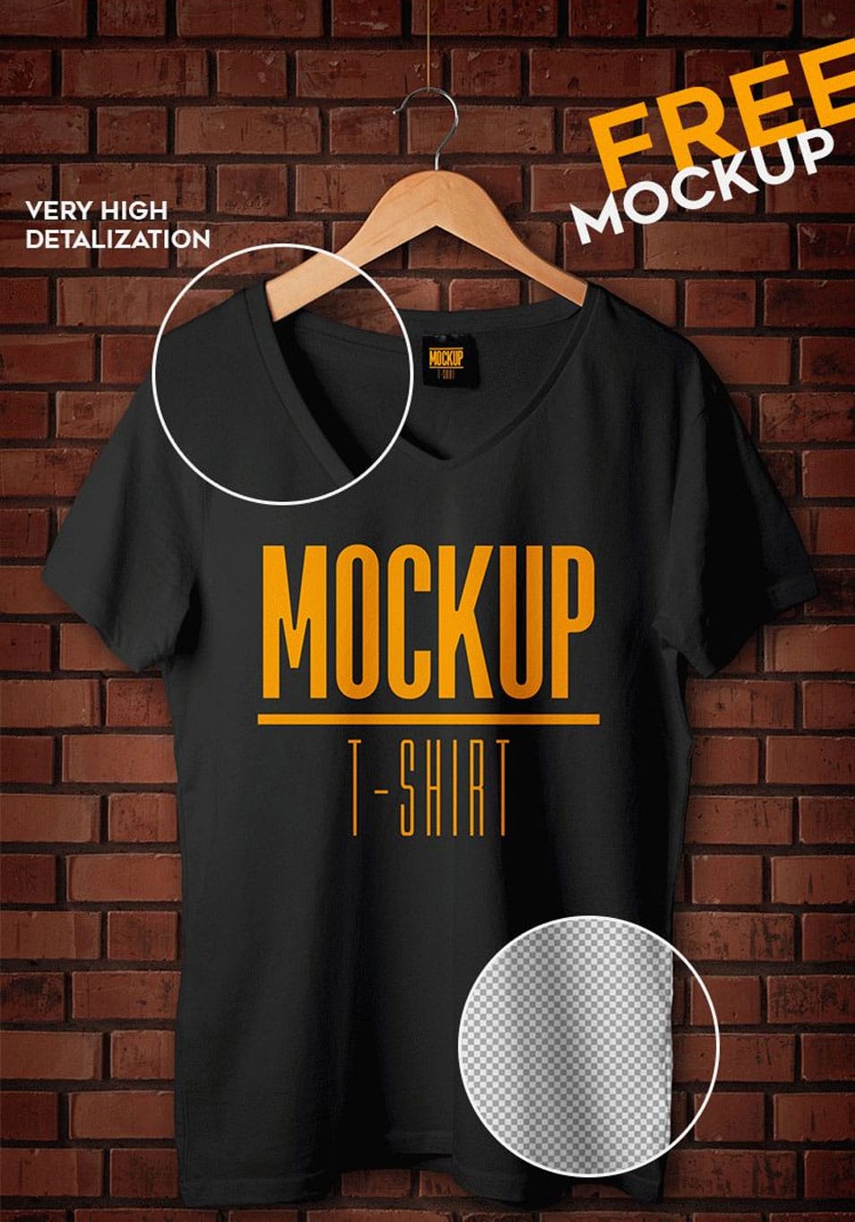 Studio T-shirt PSD Mockup