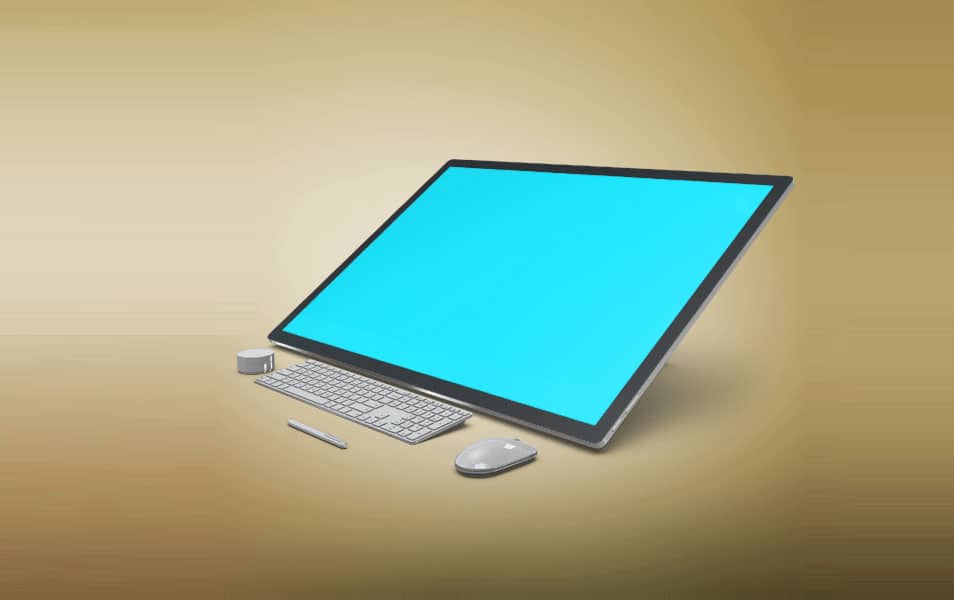 Surface Studio Mockup