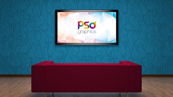 TV Mockup Free PSD