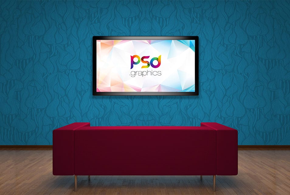 TV Mockup Free PSD