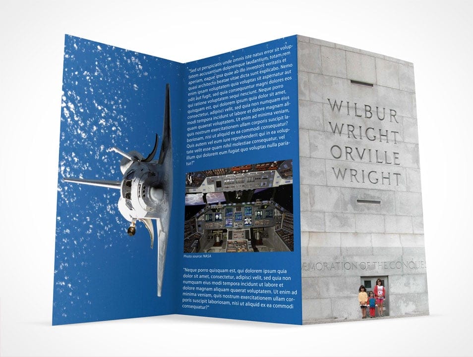 Tri Fold Brochure Mockup