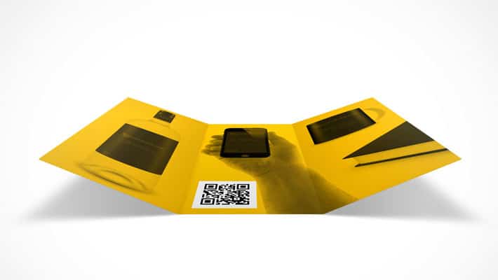 Tri-fold 3 Panel Brochure Mockup