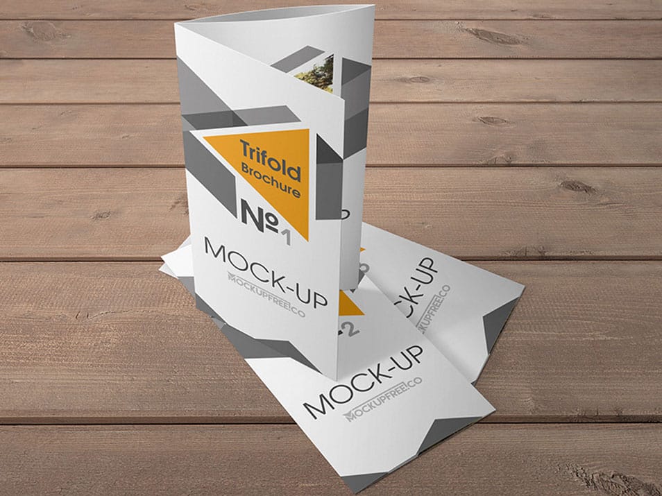 Trifold Brochure Mockup