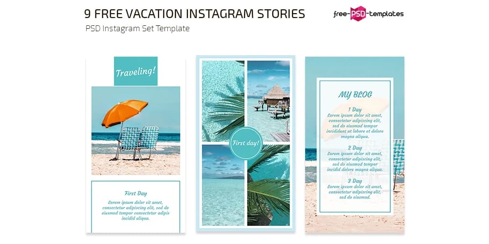 Vacation Instagram Stories Template