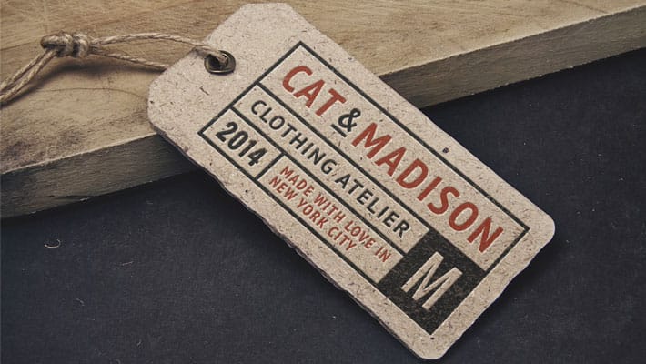 Vintage Label Tag MockUp