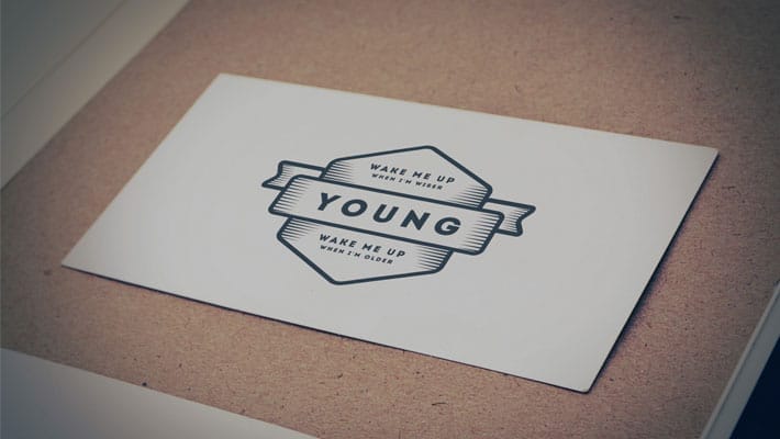 Vintage Logo MockUp PSD