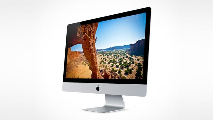 iMac 27 inch mockup