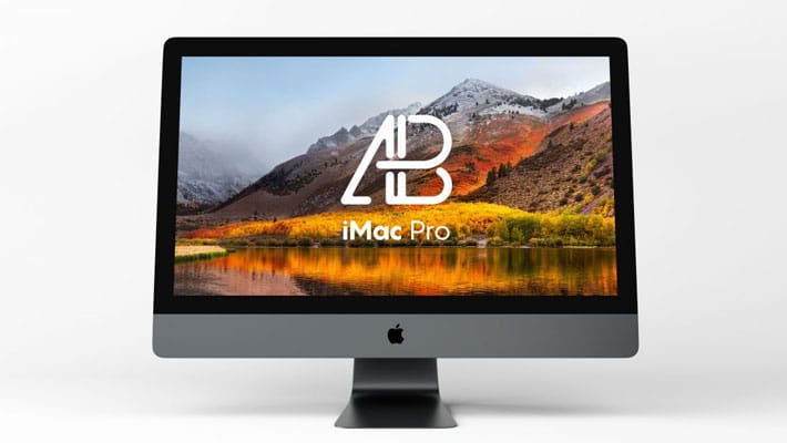 iMac Pro PSD Mockup