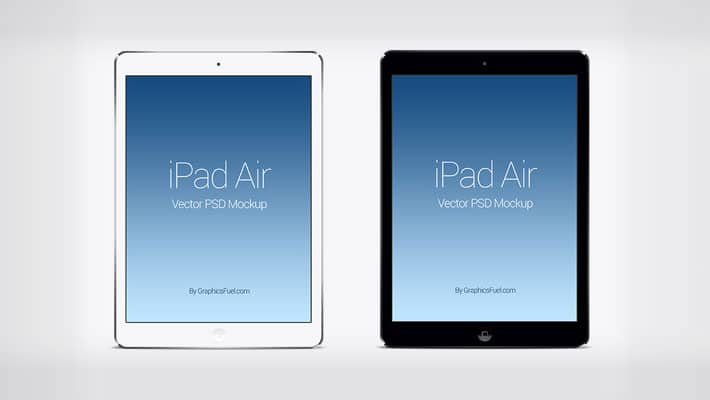 iPad Air PSD Mockup