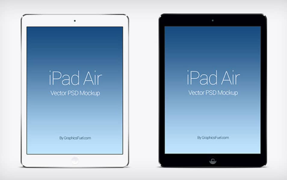 iPad Air PSD Mockup