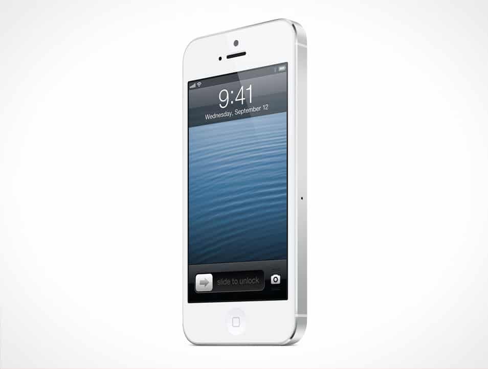 iPhone 5 Mockup Template