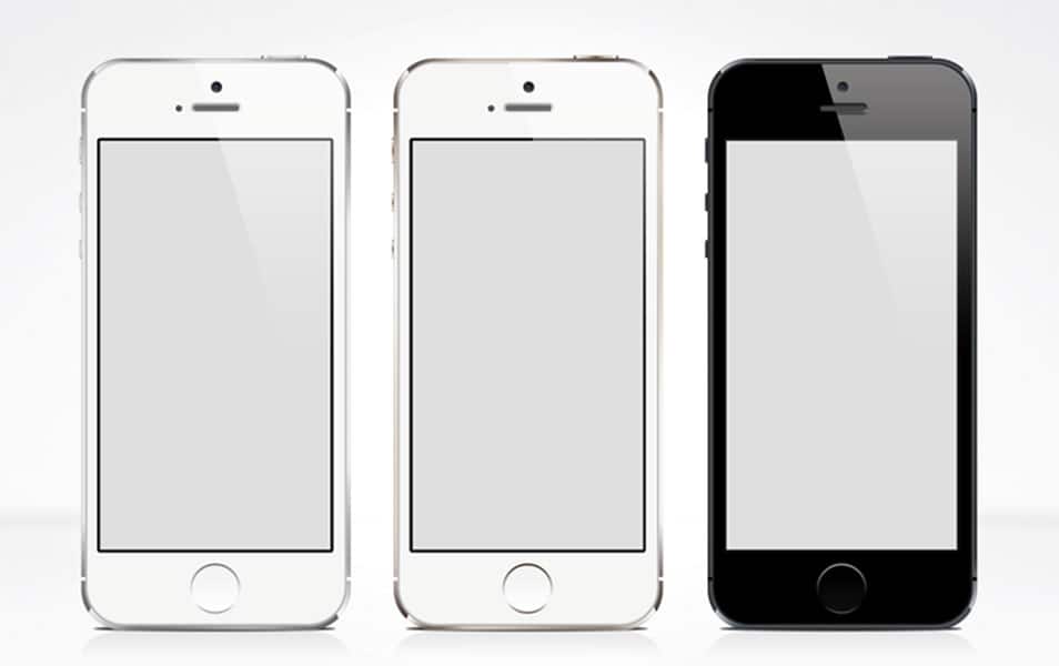 iPhone 5S Free PSD Mock-up
