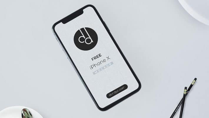 iPhone X Free Mockup PSD
