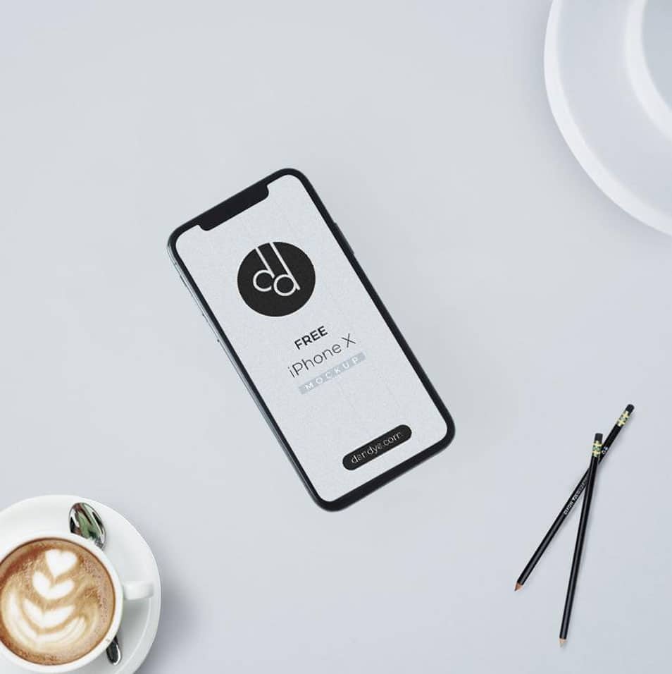 iPhone X Free Mockup PSD