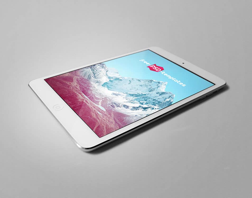 5 Free iPad Tablet Mock-ups in PSD