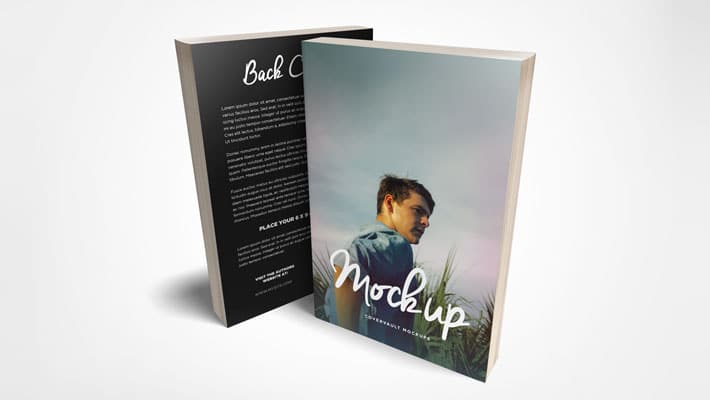 6 x 9 Front & Back Paperback Book Mockup