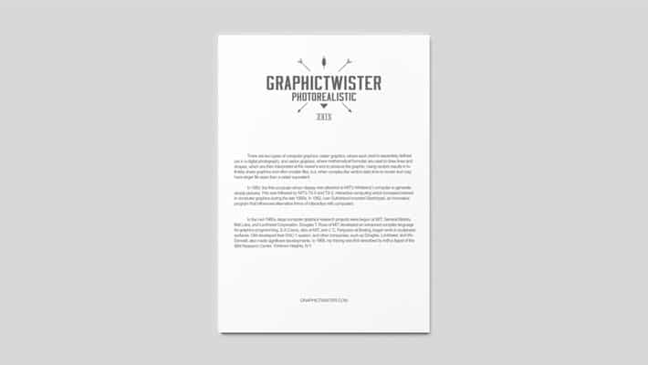 A4 Branding Mockup