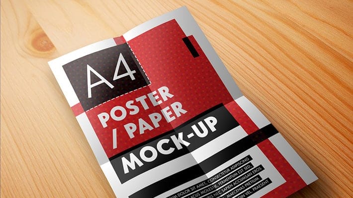 A4 Poster/Paper Mockup