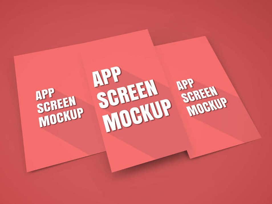 App Screen Showcase Mockup