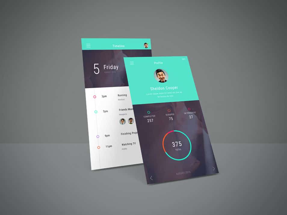 App Screen Showcase Mockup