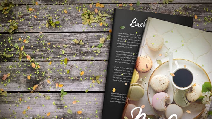 Basil & Spice 5 x 8 Hardcover Book Mockup