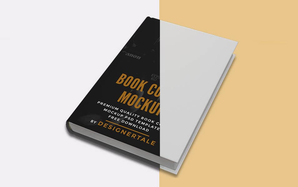 Book Cover Mock Up PSD Template