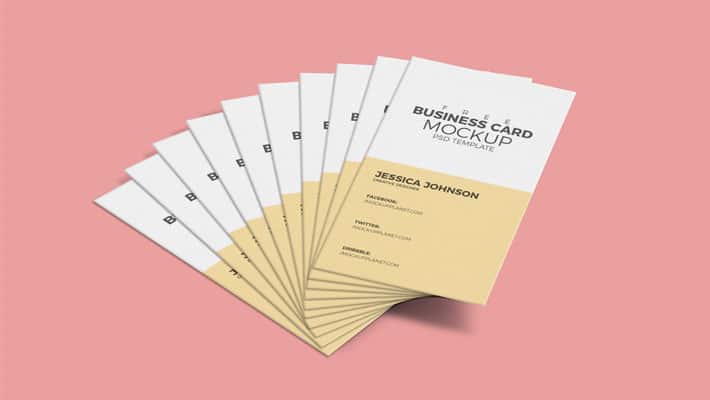 Business Card Mockup PSD Template