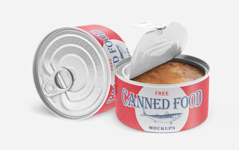 Canned Food Mockups
