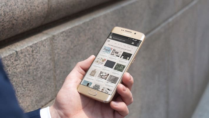 City Street Android MockUp PSD