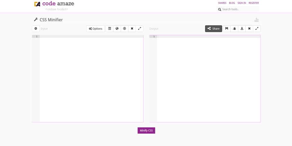 minify css online