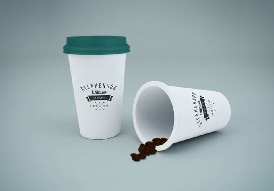 Coffee Cup PSD Mockup