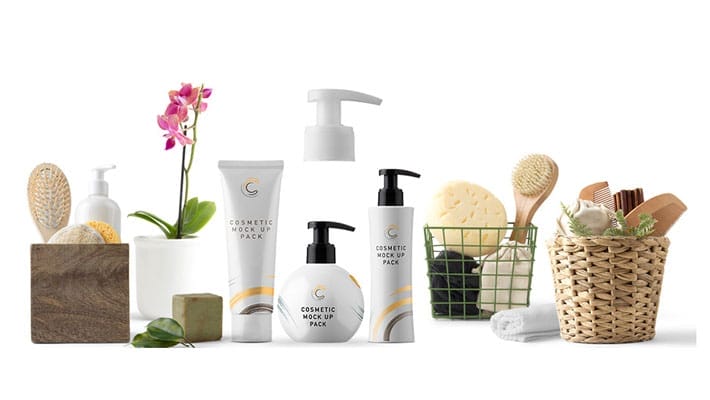 Cosmetic Packaging Mockups and Scene Creator Elements