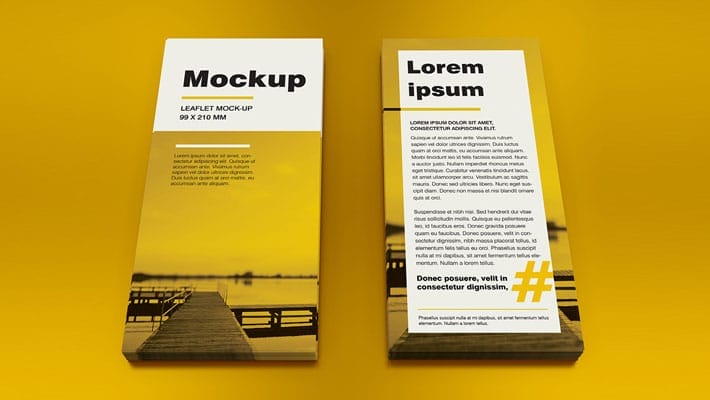 DL Leaflet Mockup