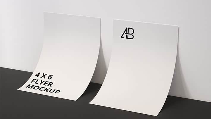 Double Sided 4×6 Inch Flyer Mockup