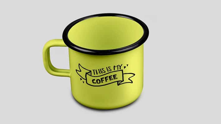 Enamel Mug PSD Mockup » CSS Author
